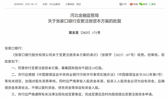 时隔半年再定增！张家口银行频(🥉)频补充(😩)资本背后，盈利能力亟待改善